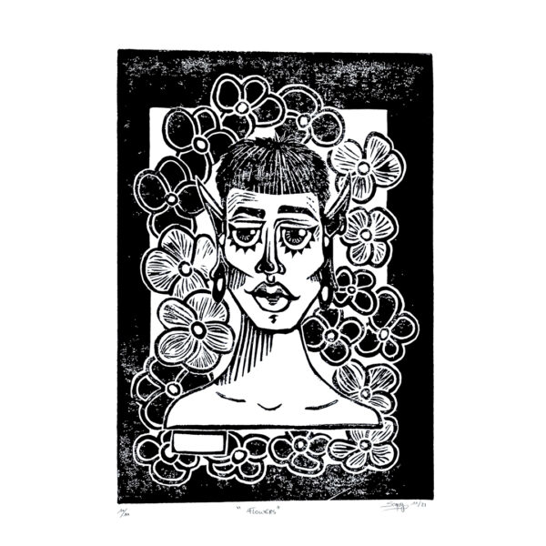 "FLOWERS" - ESTAMPE – Image 2