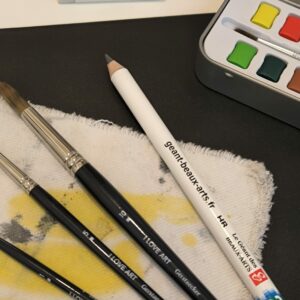 🎨 Atelier création de marque-pages à l’Aquarelle –  14h-15h30h/ le 17-08-25