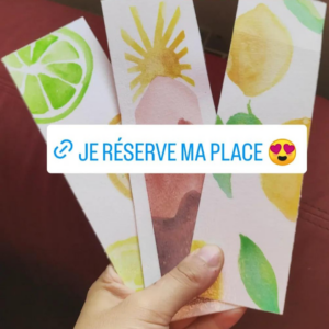 marque page aquarelle scapy