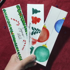 marque pages spéciale noël scapy art atelier Strasbourgs réservation